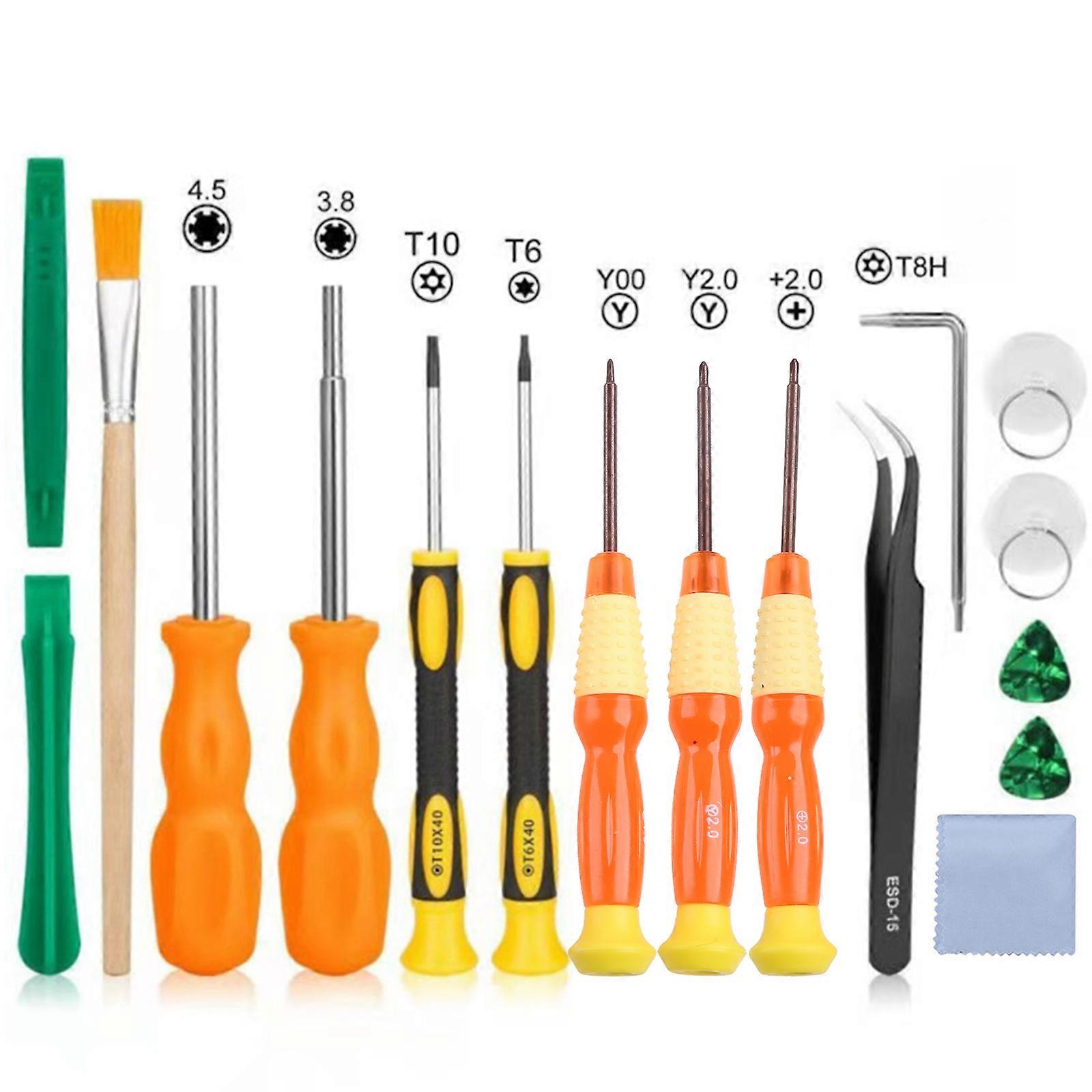 Screwdriver Set Professional 17 in 1 Video Game Repair Tool Kit for Tri Wing Tip Screwdrivers Pack for Switch