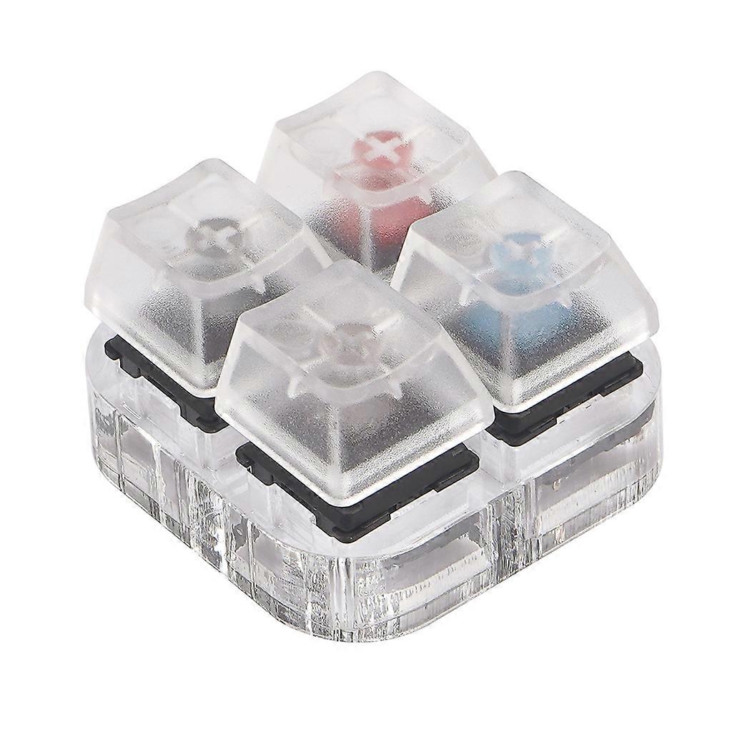 Switch Tester Cherry Kailh Gateron Switches Sampler Mechanical Keyboard Acrylic Base Translucent Keycaps Testing Tool