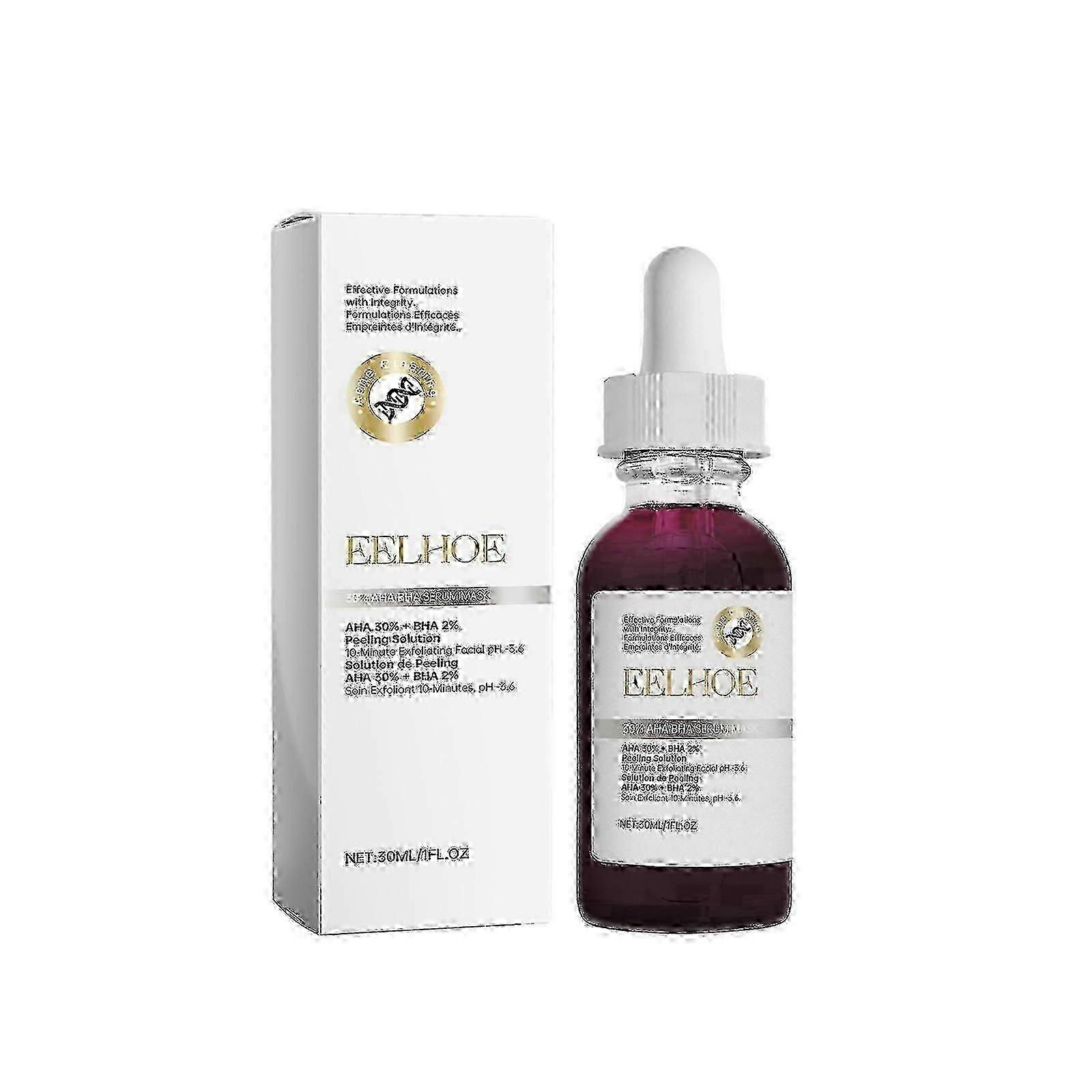 Masque à l’essence d’acide salicylique à 30% d’acide de fruits, soins doux de la peau, nettoyage, hydratation et essence de peau délicate