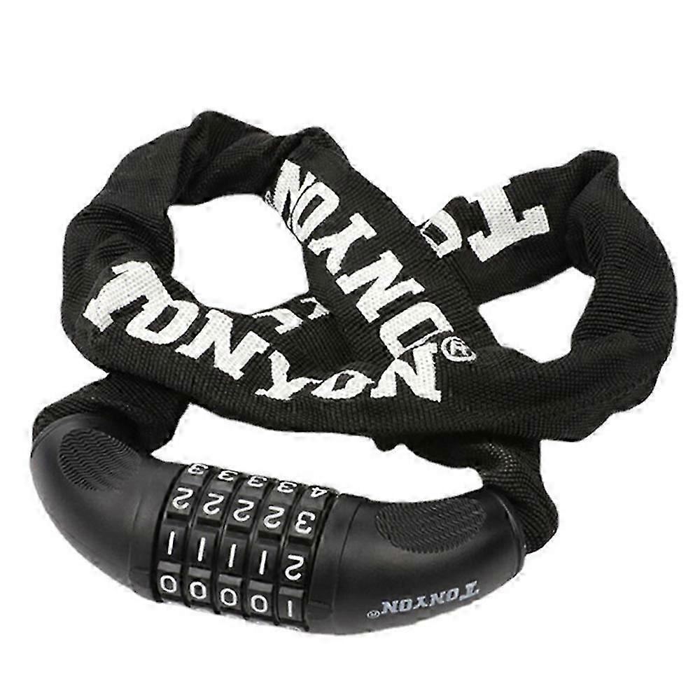 Heavy-duty bicycle chain lock with numeric combination for enhanced security and theft protection for your bike