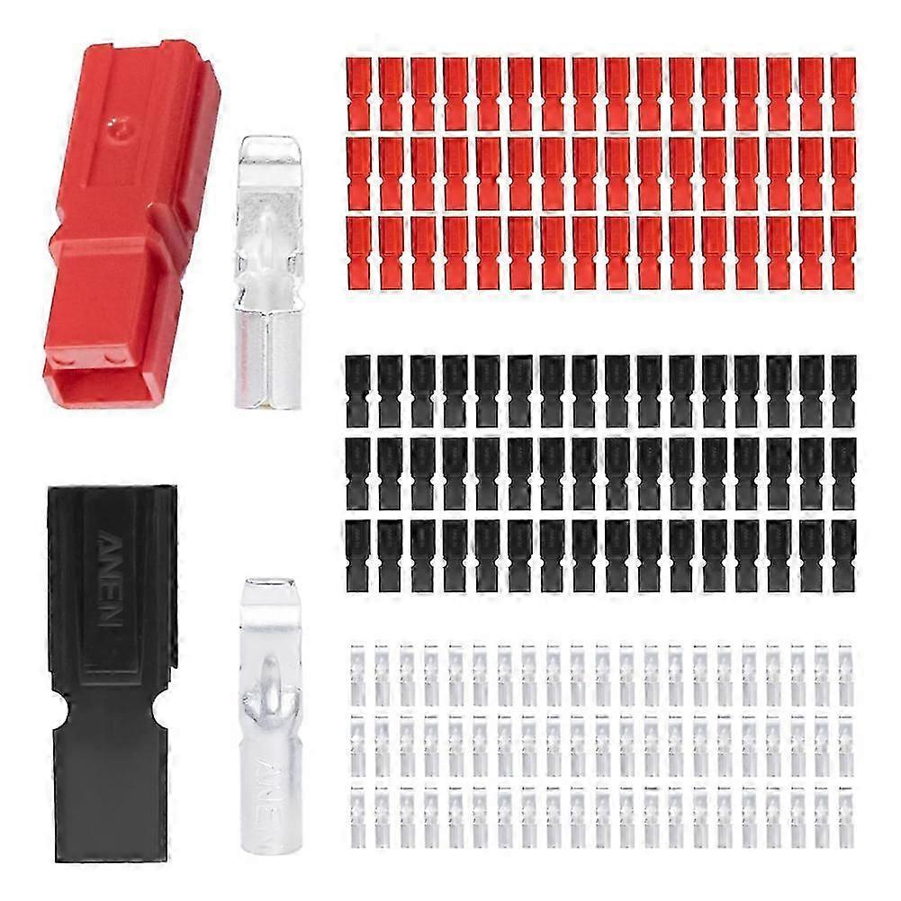 60 stuks 15A/30A/45 Ampère Power Connectors Assortimentsset, Anen Power Pole Connectors, Quick Disconnect Terminals Connectoren