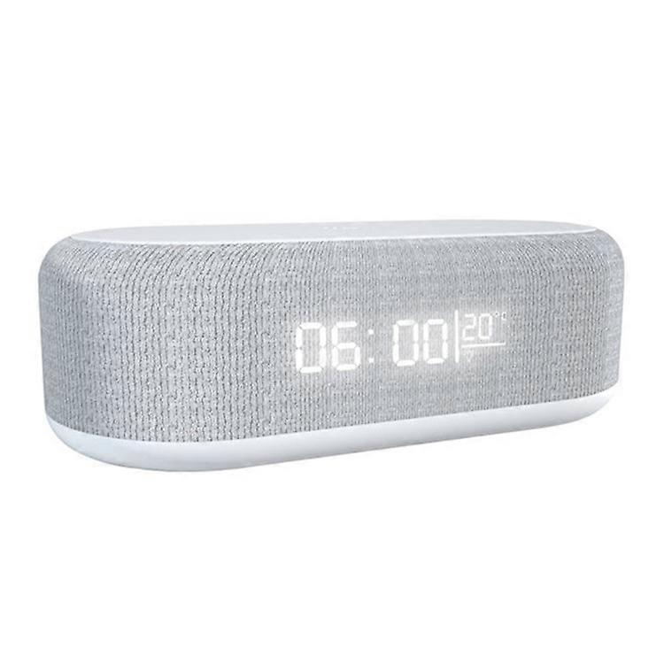 W852 Alarm Clocks 15W Wireless Charger 3 Modes Stepless Dimmable Night Lights with Temperature Display