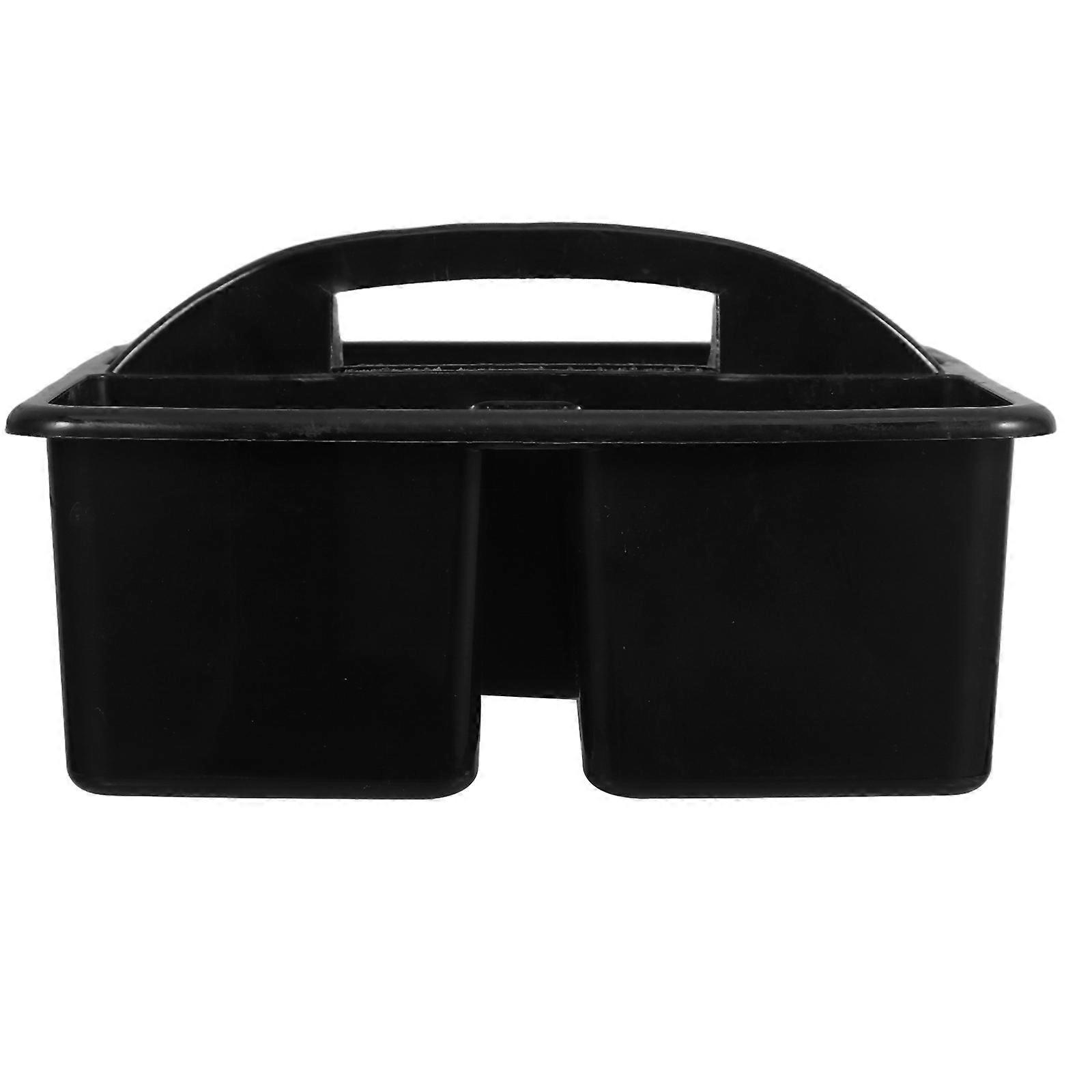 Stackable Portable Organizer Caddy with Handle for Classroom, Office & Home – Easy Clean Storage Basket with Compartments for Art Supplies &