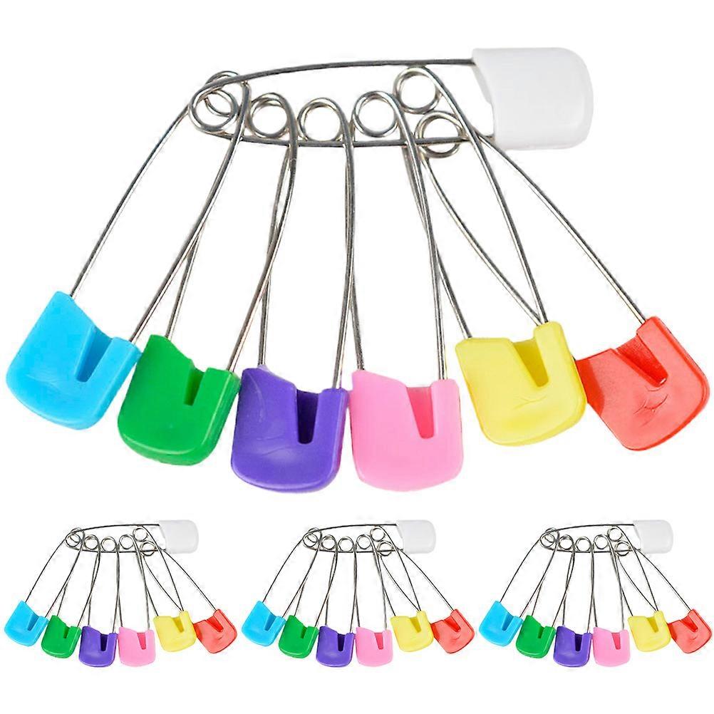 Plastic Safety Pins for Babies, Reliable Fastening for Diapers and Garments
