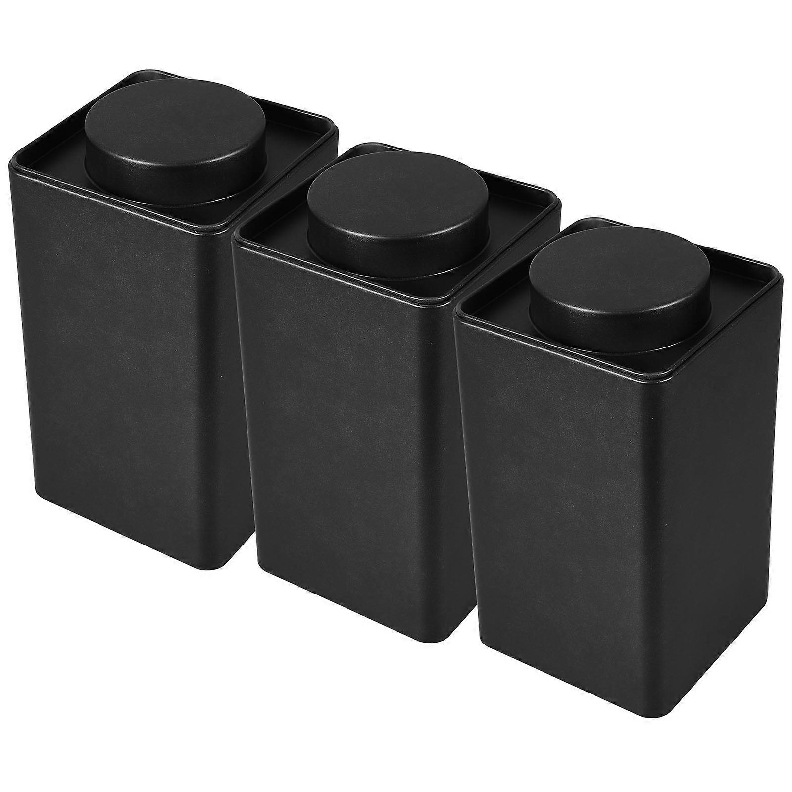 Here's a polished and professional product description based on your input:

 

**3pcs Retro Metal Tea Canister Set – Airtight Tinplate Containers