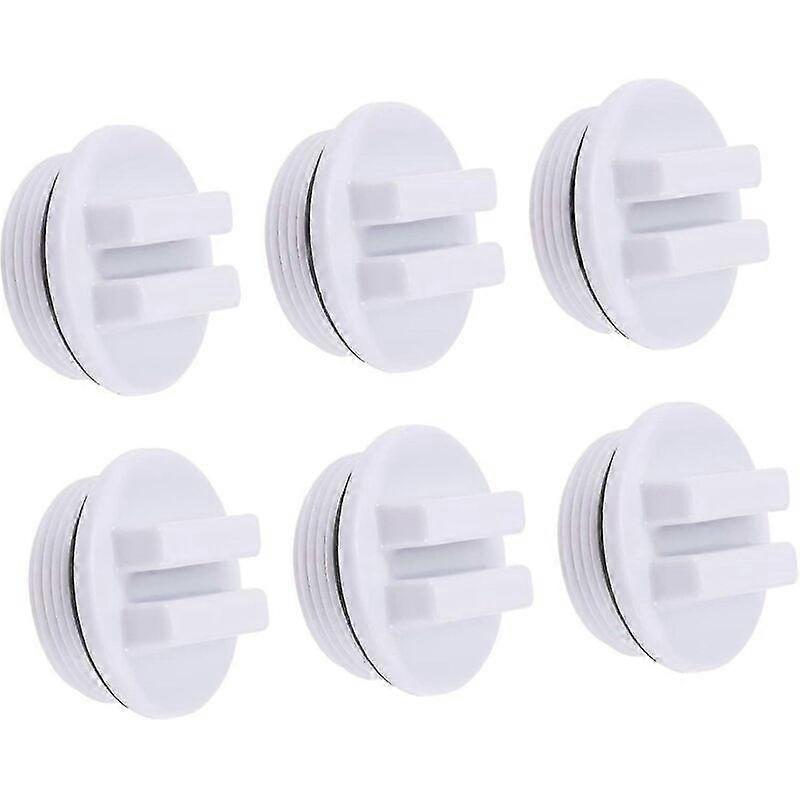 Pack Antifreeze Plugs for Inflatable Pool, Spa, Skimmer, Pool Drain Adapter, Threaded Plug