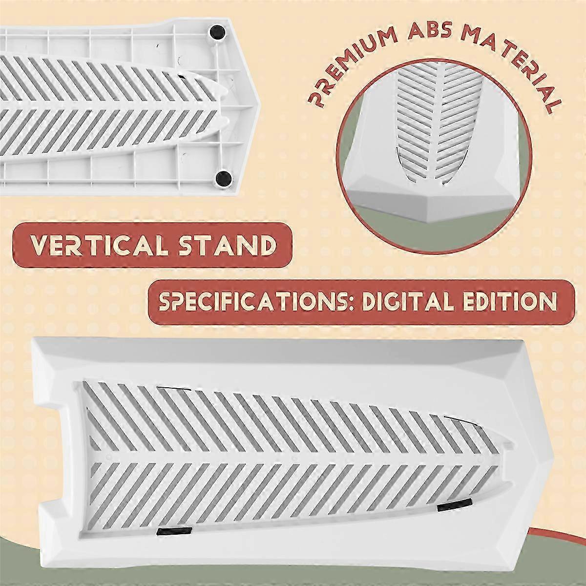 Vertical Stand For Slim Digital  Console White SZRH