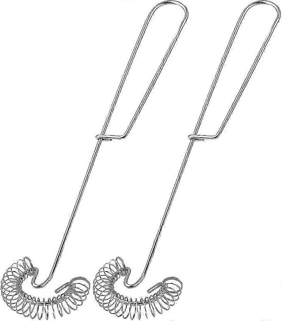 Visp i rustfritt stål til baking, 2 stk spiralkost