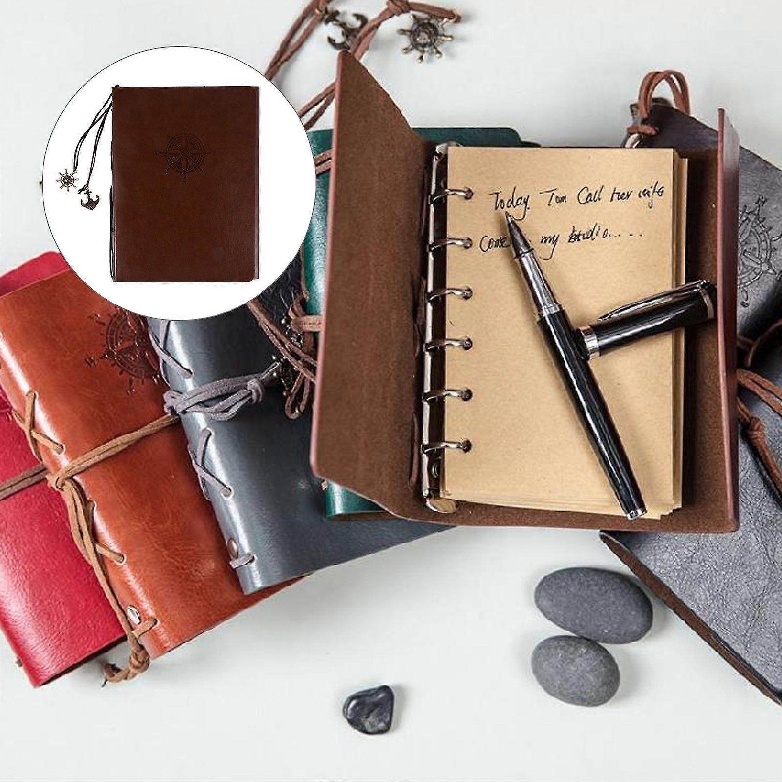 DIY Album Brown PU Scrapbook Album with Custom DIY Formats for Use