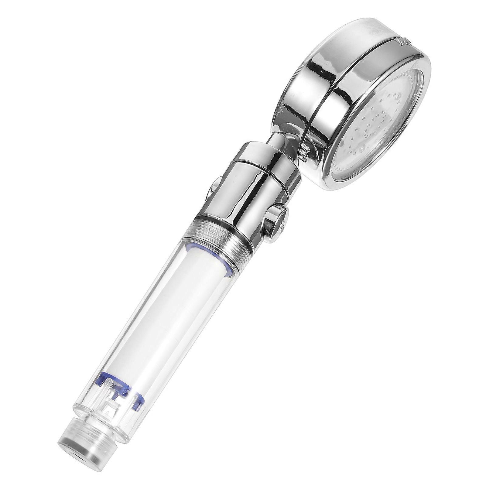 Bathroom Led Showerhead Handheld Showerheads Water Powered Size 1Set