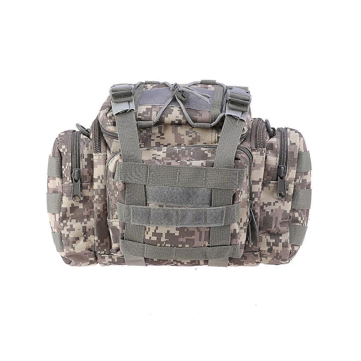 Multi-Pockets Fishing Bag Large Capacity Tackle Organizer Camouflage Color 32.00X21.00X16.00CM 1Pack