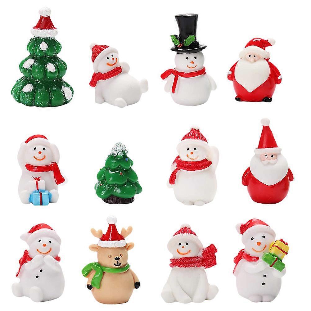 Here's a refined and appealing product description for your **12pcs Christmas Ornament Resin Decor**:

 

🎄 **12pcs Christmas Resin Ornament Set –