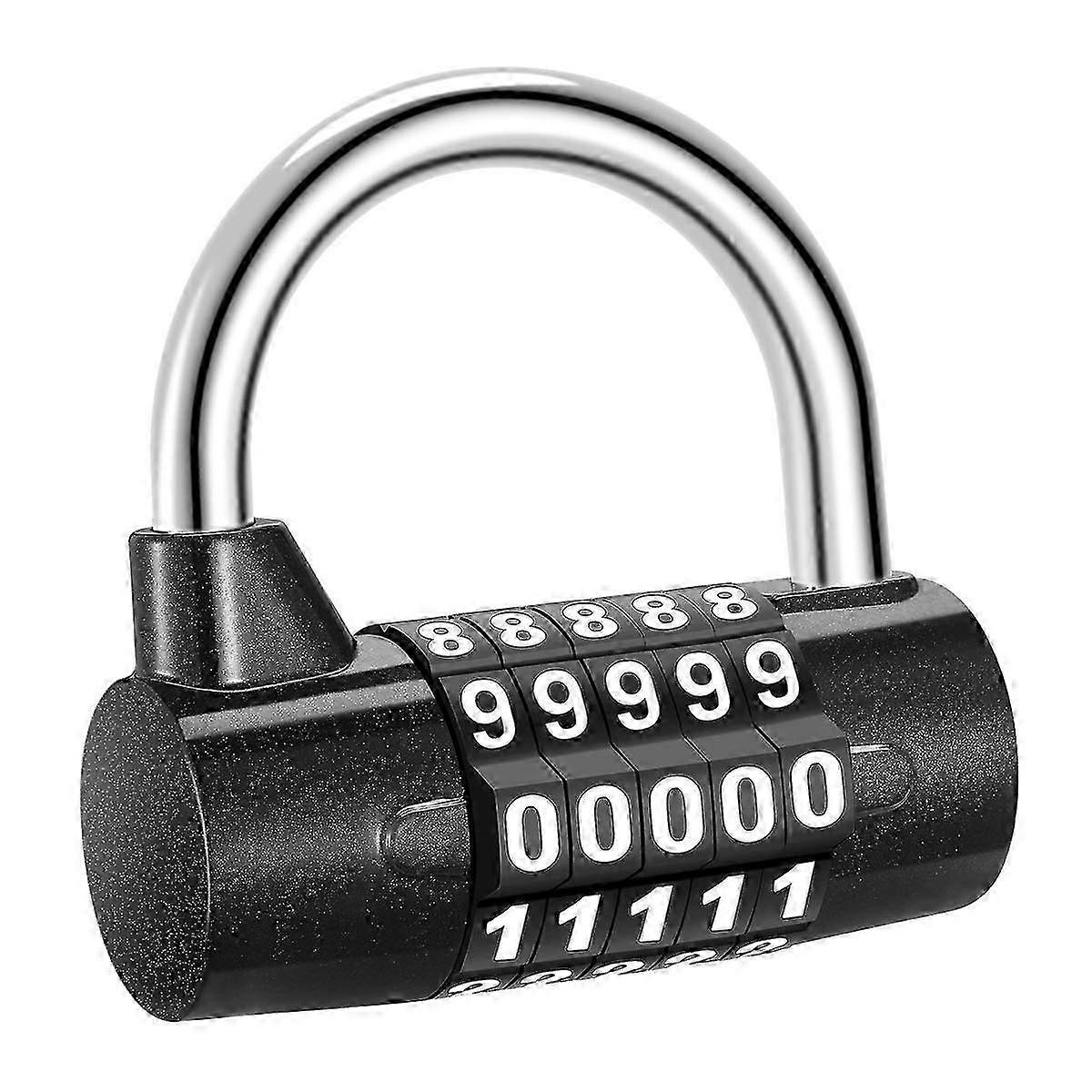 5-Digit Combination Padlock, Combination Resettable Locks, Security Lock, Number Lock