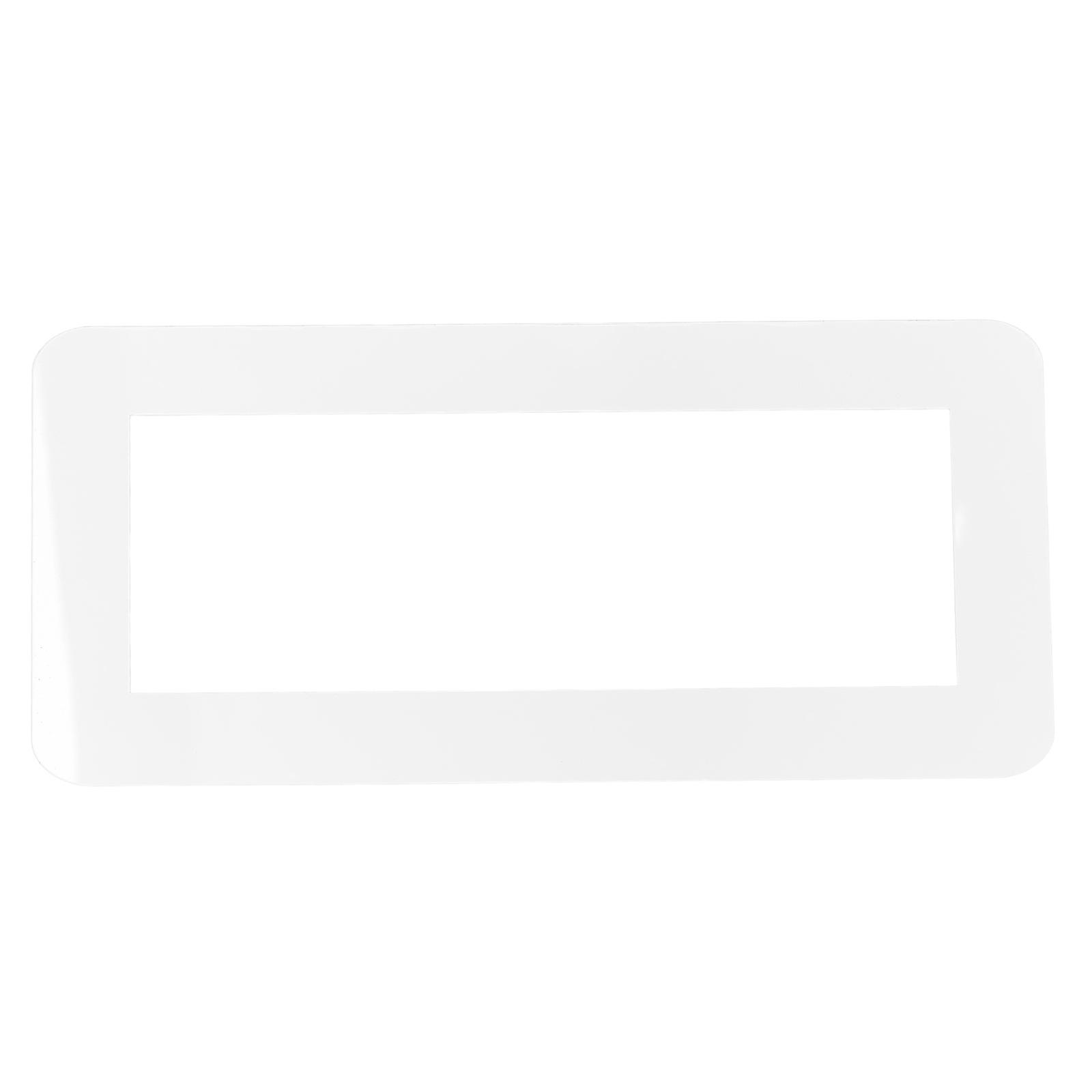 Transparent Acrylic Socket Decor Insert for Switch Socket with 3 Gang Outlet Protector