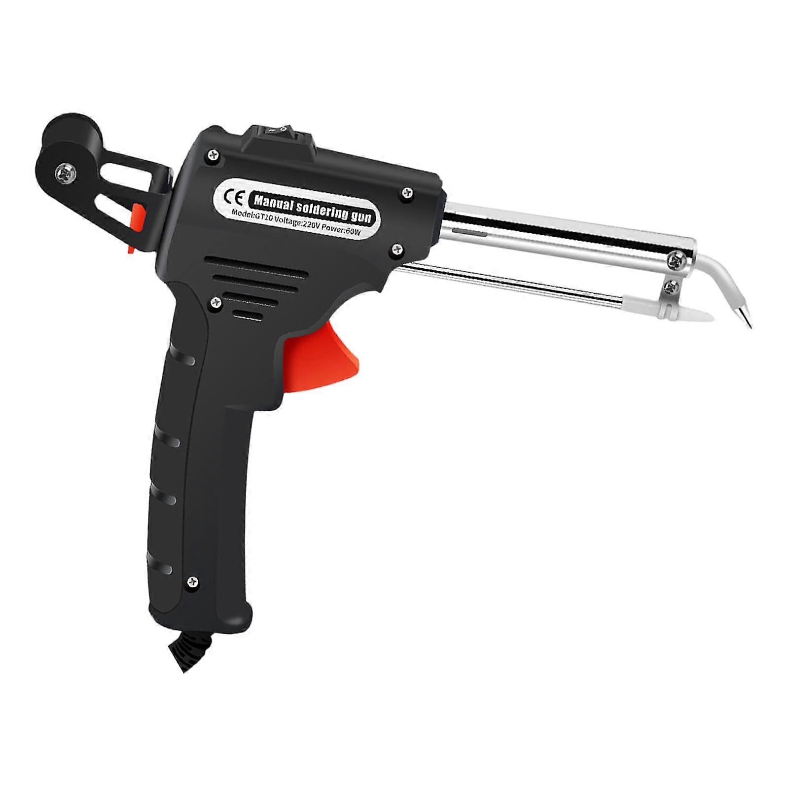 Multifunctional soldering iron 60W adjustable temperature up to 480℃ black US
