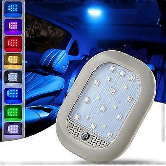 8 Colors Rechargeable Wireless Car Ceiling Light,With Voice Control Function