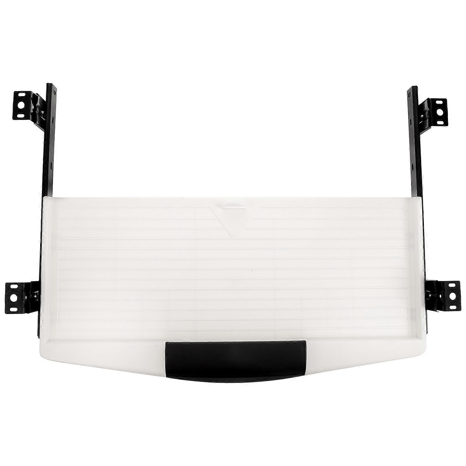 Ergonomic Keyboard Tray with ABS Plastic Slide Rail – Multi Purpose Under Desk Storage Platform for Comfortable Typing, Easy Assembly, Fits Various