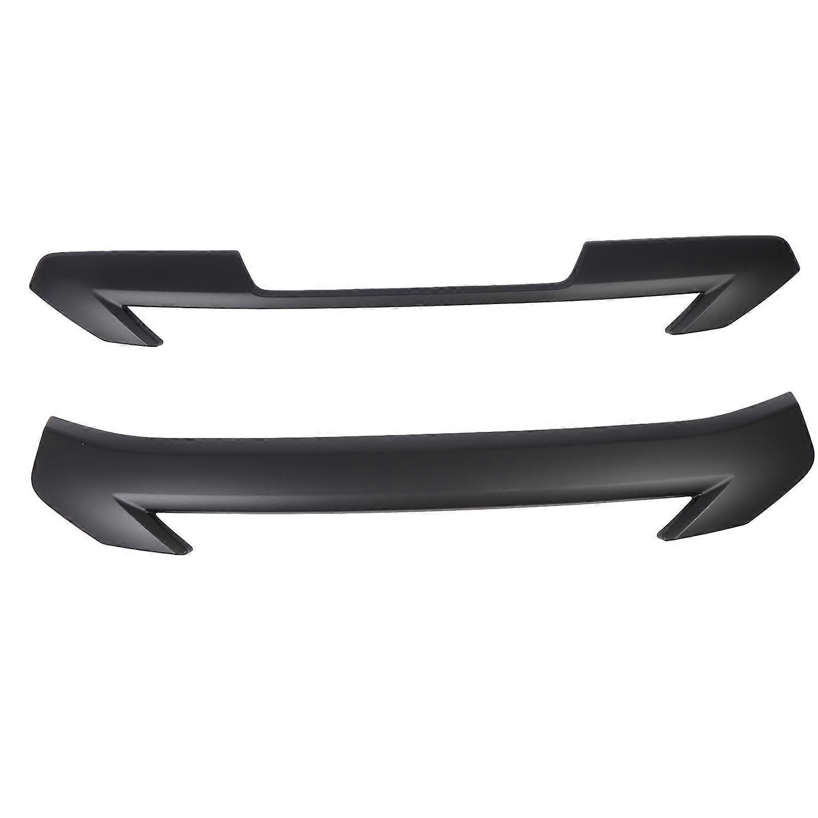 2 Pcs Front Bumper Grill Trim Matte Black Precise Match Stylish Replacement for D~Max 2021 to 2024 MK55712