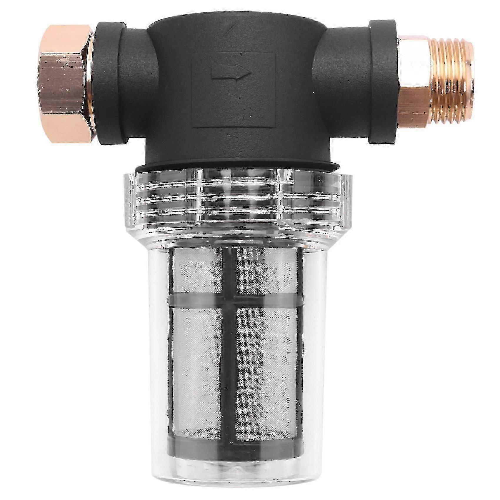Garden Hose Sediment Filter Attachment for Pressure Washer with 100 Mesh Screen, Ideal for Outdoor Water Use