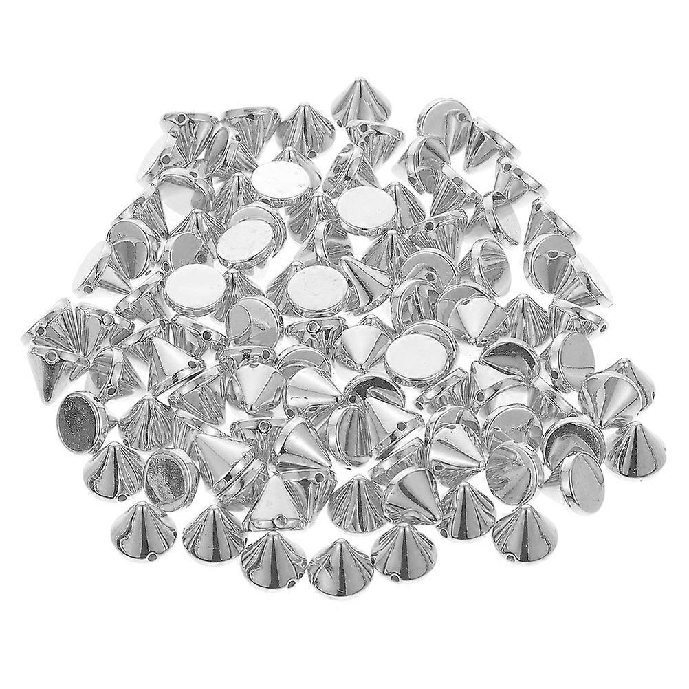 DIY Cone Spike Studs Rivets for Punk Style Clothing 300Pcs Pack