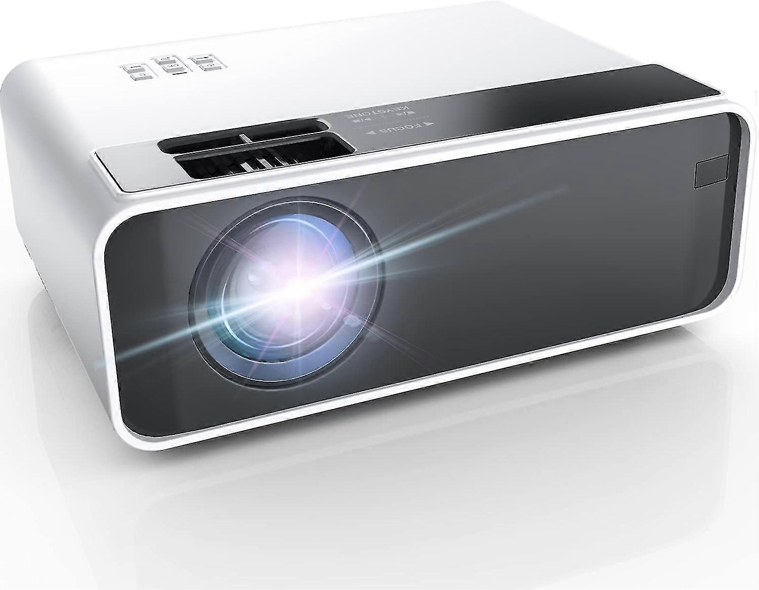 Wifi Projector, 2021 Wifi Mini Projector, With Synchronized Smartphone Screen, 1080p High-definition