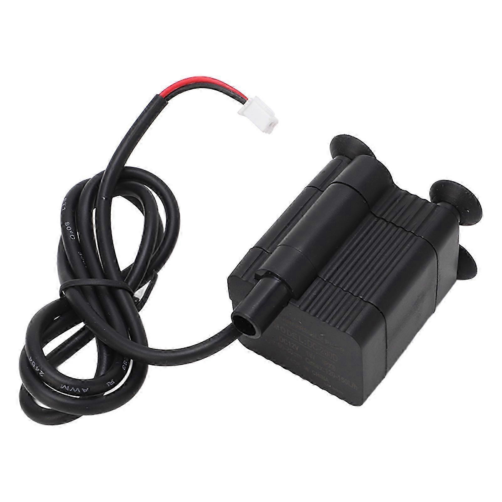 Mini Booster Water Pump with Brushless Micro Design for Fish Tank, DC12V, Quiet Red Copper Coil