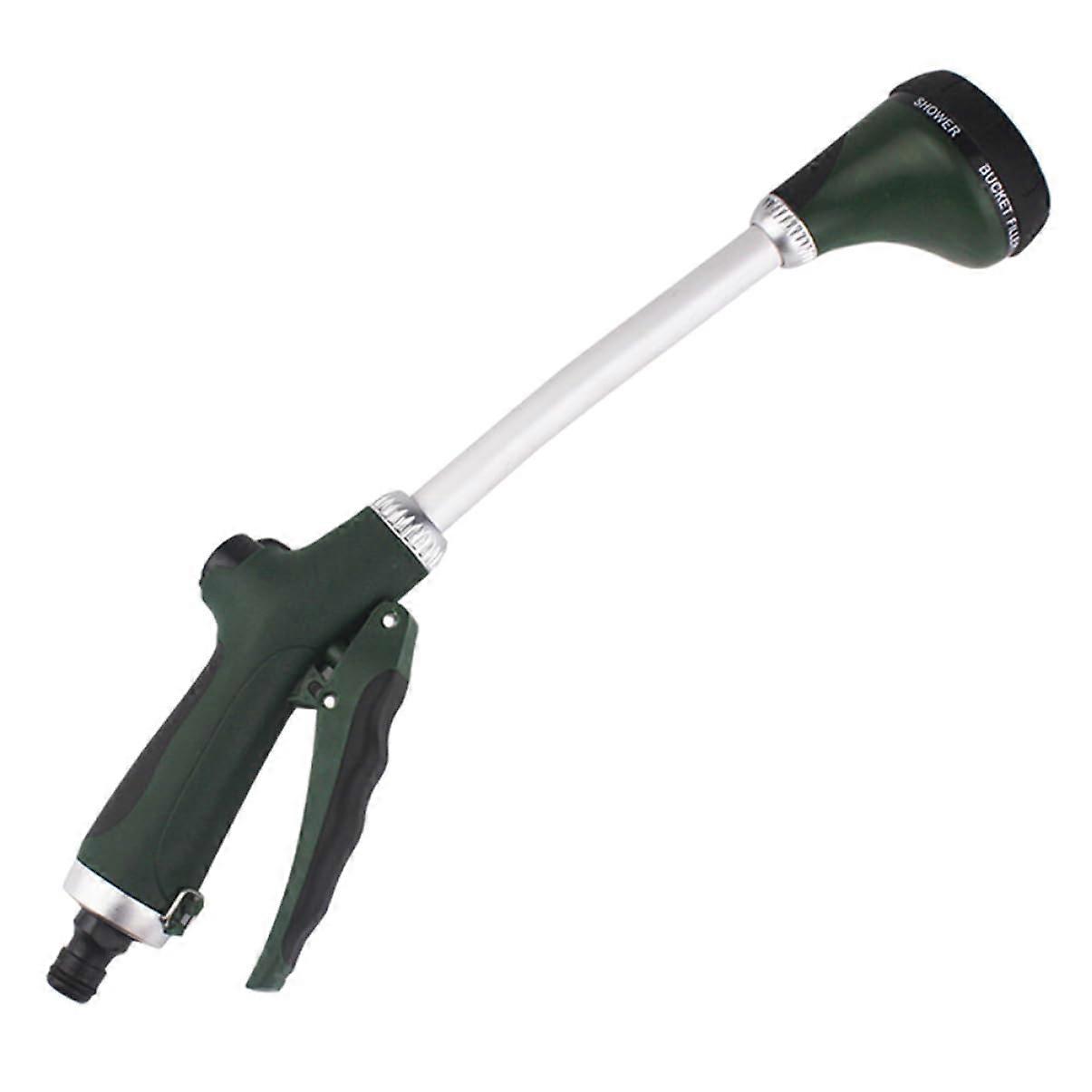 Adjustable Garden Water Spray Shooter with Long Handle for Garden Watering, Car Cleaning, and Versatile Applications, Quality Green Design