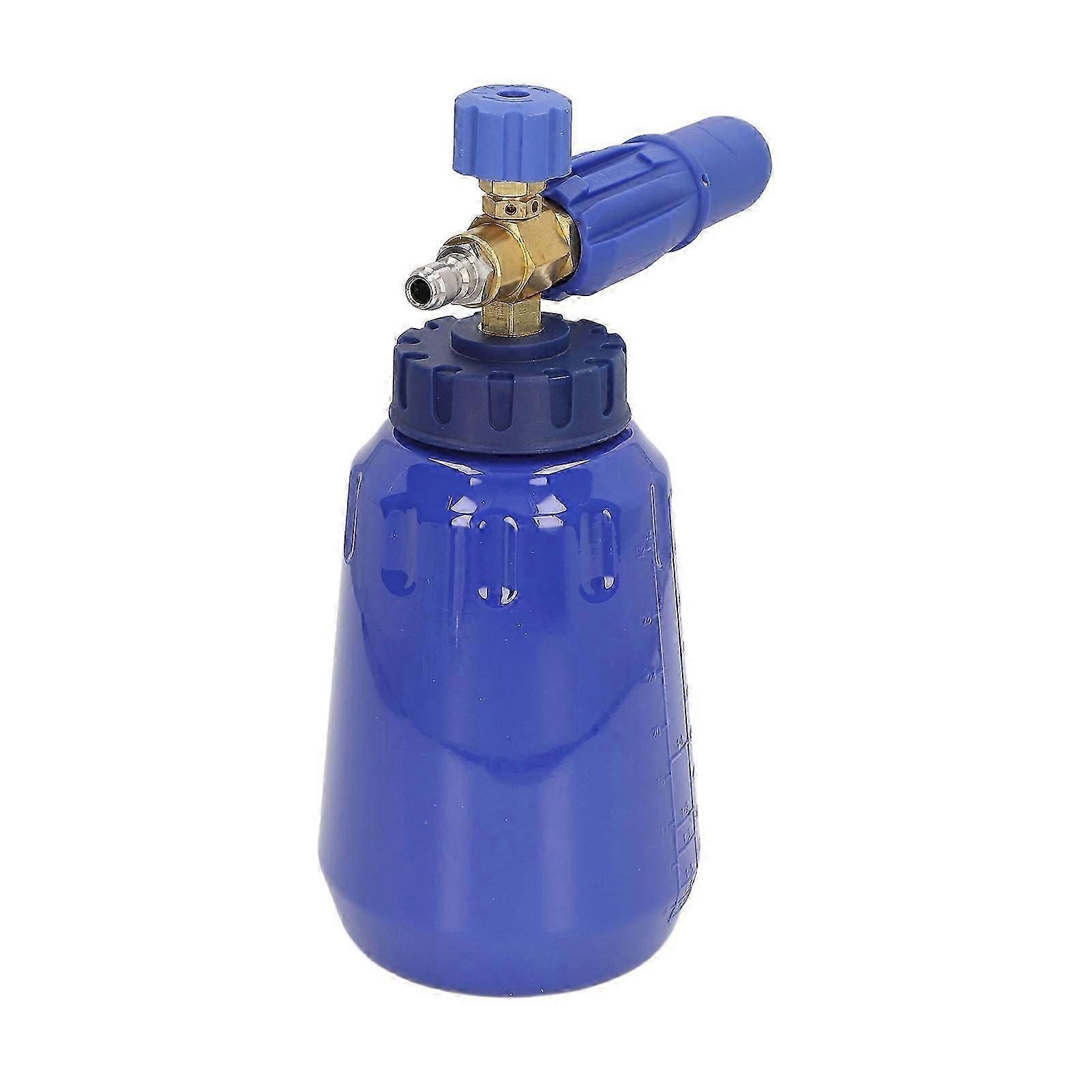 1L 4000psi Adjustable High Pressure Foam Generator Sprayer Washer with 1/4in NPT Quick Connect Blue