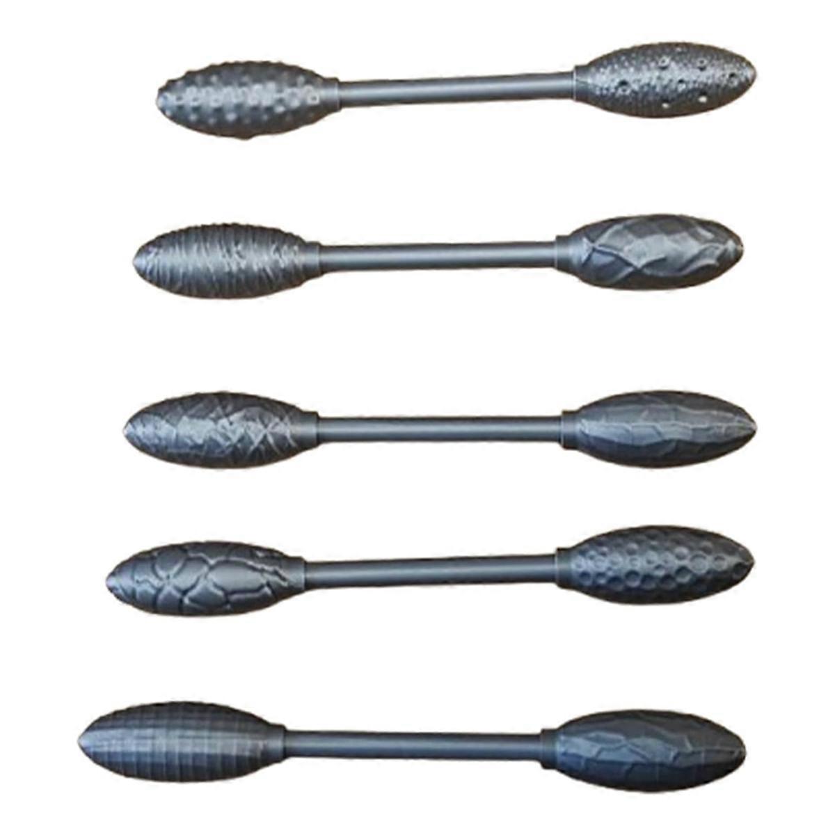 Art Project Texture Tool Set, 5 Piece Oval Pattern Roller Kit, DIY Crafts Model Sticks 5PCS