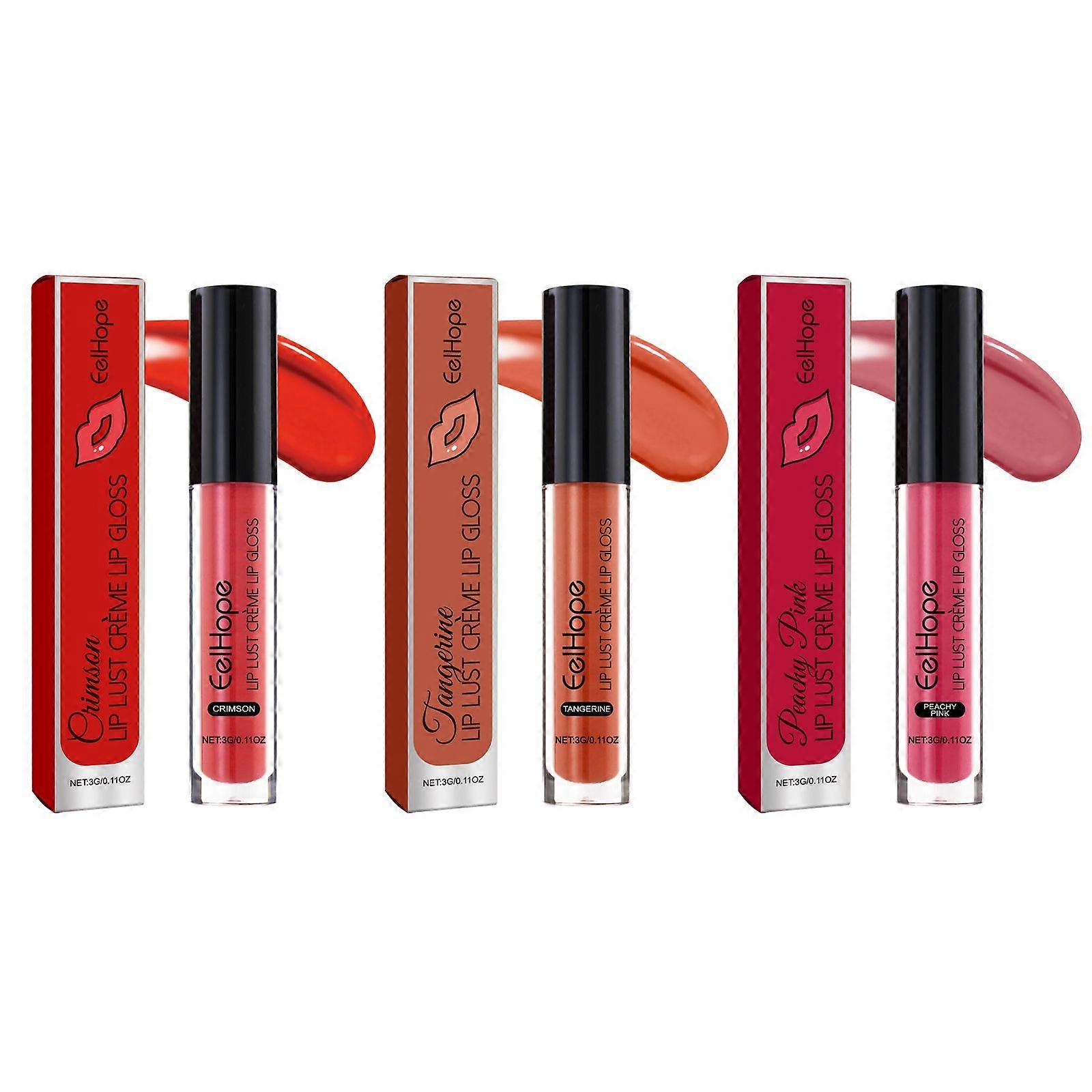 Long-Lasting Lip Glaze - Moisturizing, Hydrating, Easy Application, Vibrant Red Color, 3g