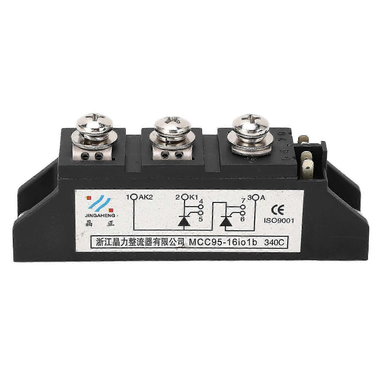 Rectifier Diode Thyristor Module Low Noise ABS Red Copper Silicon Controlled Rectifier Diode Module 6002000V