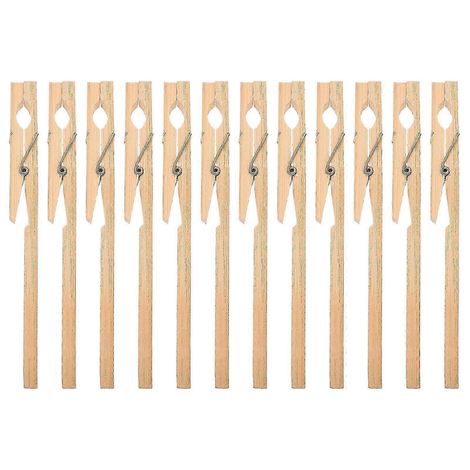 12 قطعة من الأدوات الخشبية سحاحة أنبوب اختبار أنبوب المشبك أنبوب المشابك الثابتة المشابك أنبوب اختبار الكيمياء المشبك أنبوب اختبار ثابت المشبك