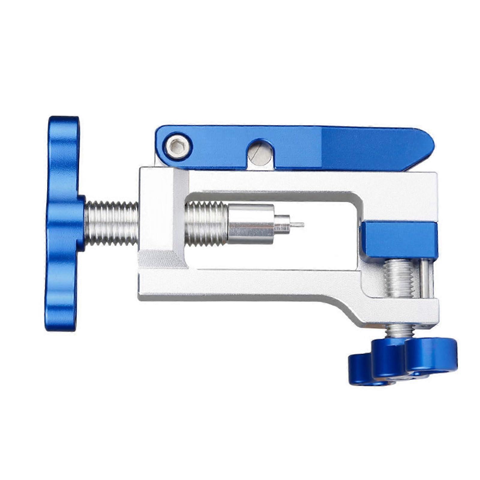 The hydraulic application of the precision tube cutter for bicycles installs the tool's tube cutter for braking performance.