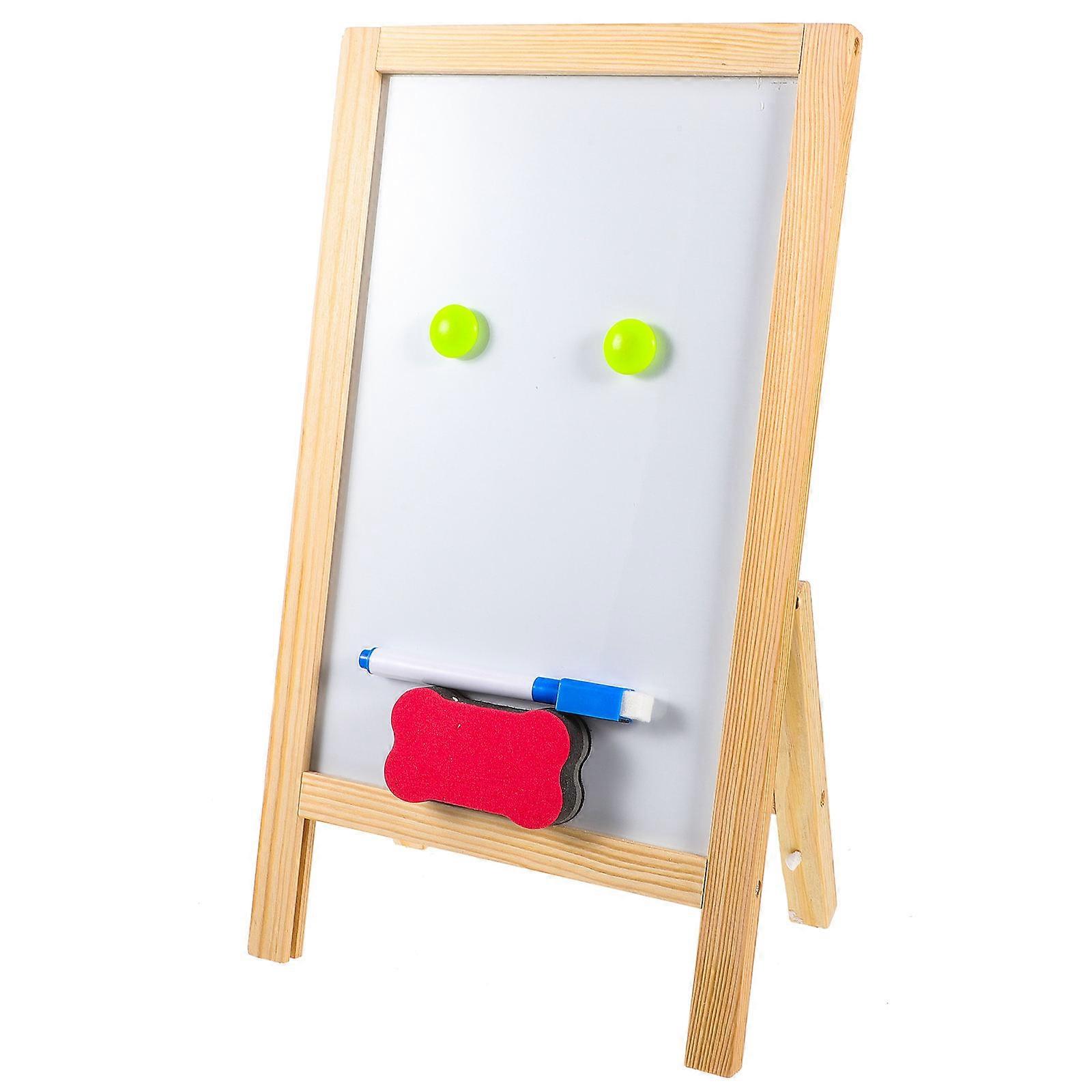 Wooden Signboard Whiteboard Message Board Tabletop For Home Use And Restaurant Daily Life 1 Set