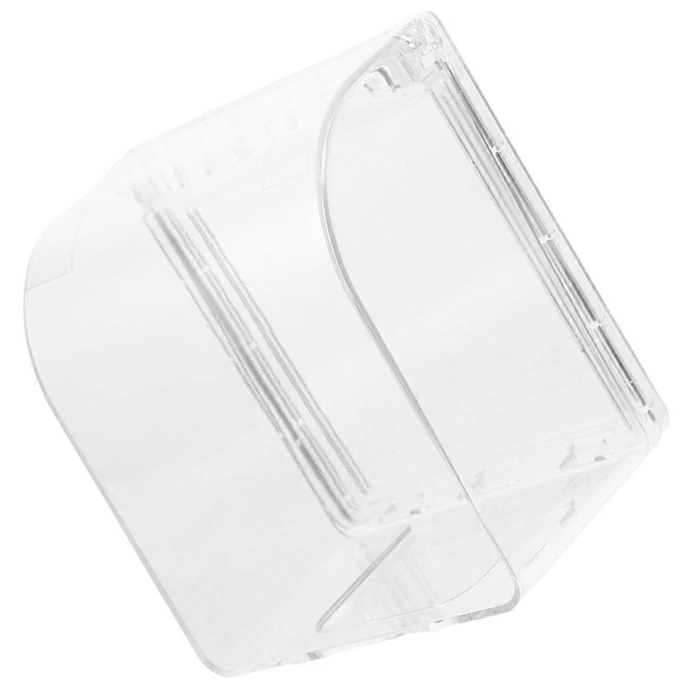 Power Outlet Cover Adhesive Socket Holder For Indoor And Outdoor Use Square Shape 1Set