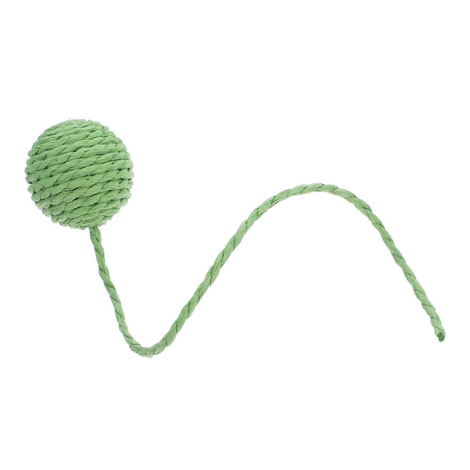 Cat Climbing Frame with Interactive Paper Rope Balls and Scratching Post, Durable Cat Toy for Enrichment and Play