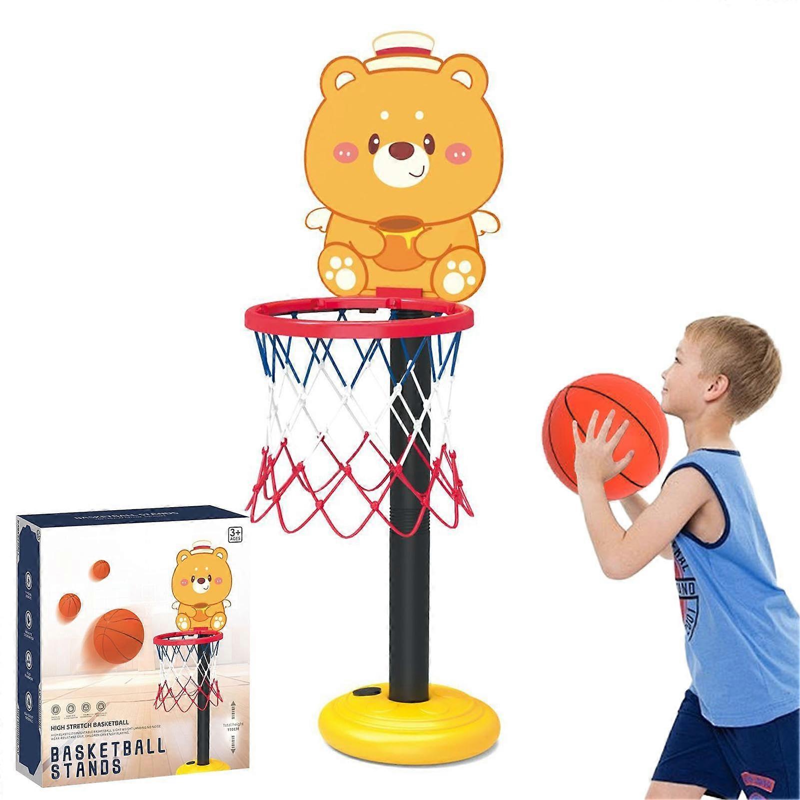 Basketball Hoop, Adjustable, Portable, Durable Backboard, Easy Installation, for Young Athletes