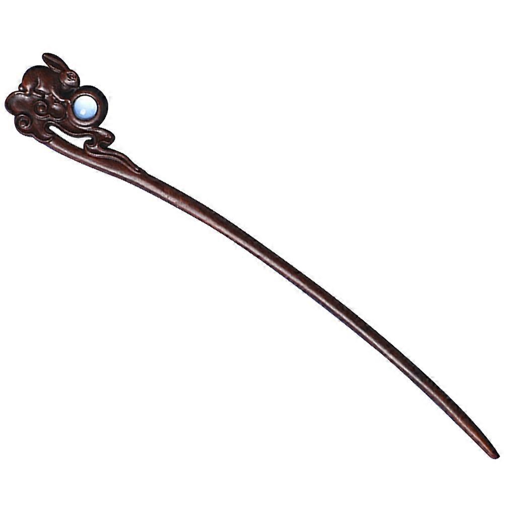 Vintage Hair Pin Chinese Style Rabbit Shape Accessory For Girls Formal Occasions 7 9x1x0 2in Hairstyle Design 1Set