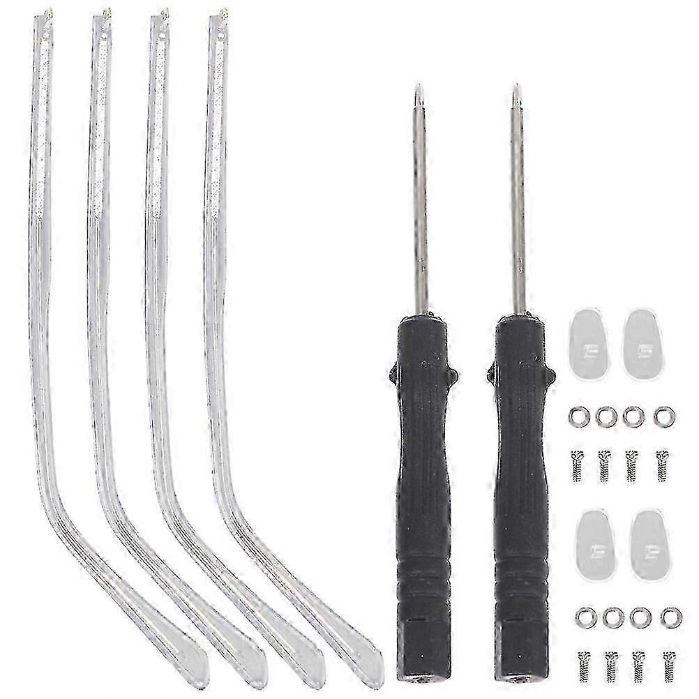 2 Sets Universal Metal Eyeglass Temples Replacement Arms Legs