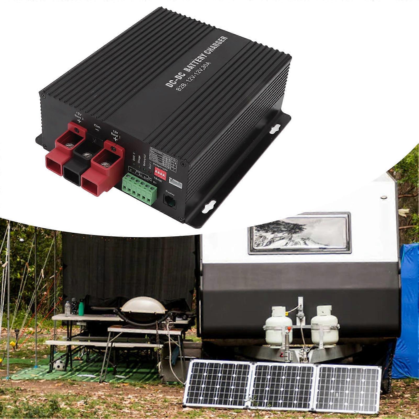 DC naar DC Batterijlader Zonnecontroller Mobiele APP-verbinding Automatische autolader 12V 30A B2B1230 