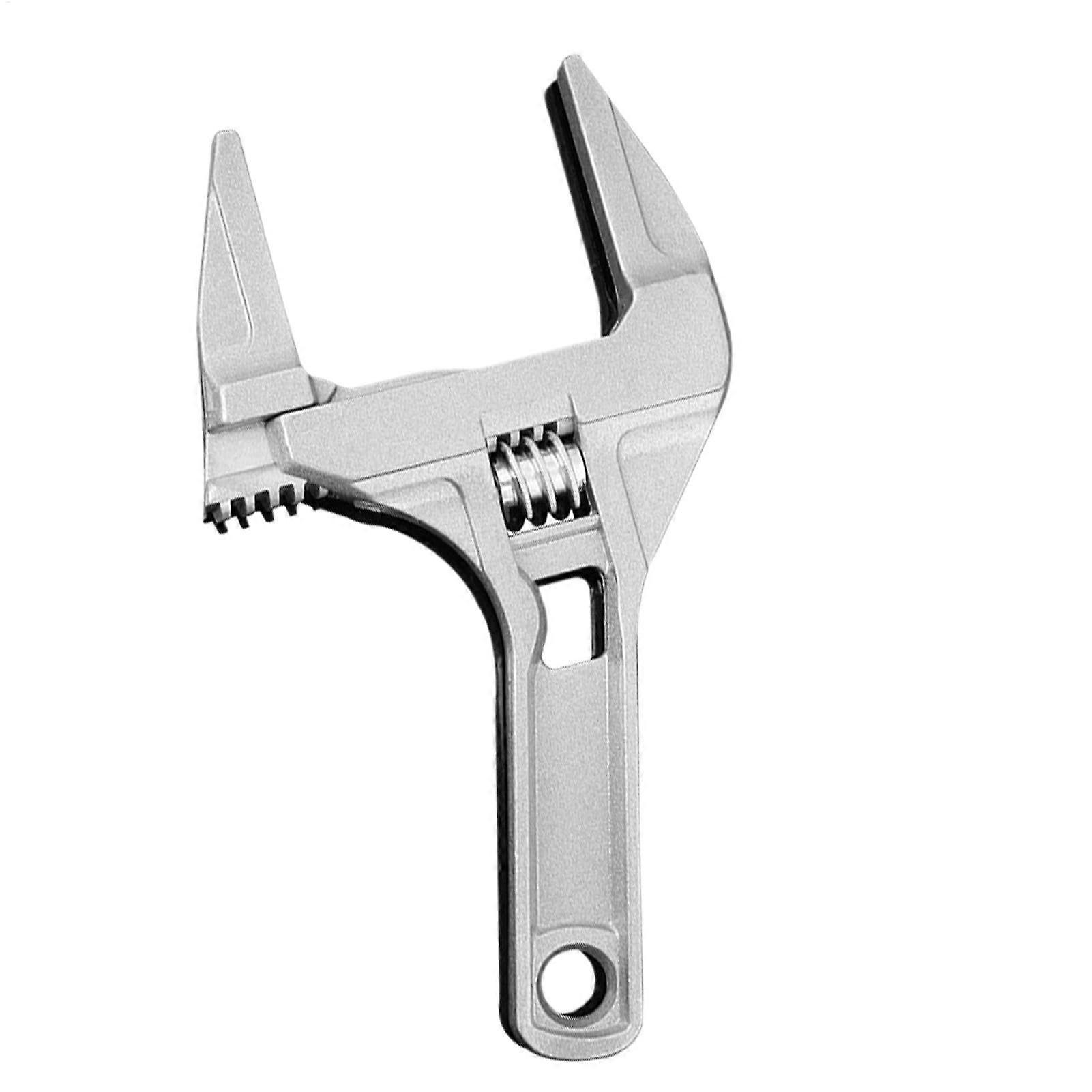 Adjustable Wrench, Monkey Wrench - Portable Multi-Function Plumbing Tool with Wide Jaws for Pipe Maintenance