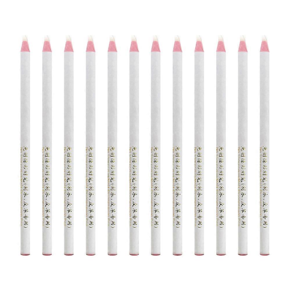 White Thermal Erasable Pens for Making Cloth 12Pcs Multi-purpose Crayons消失笔热敏可擦