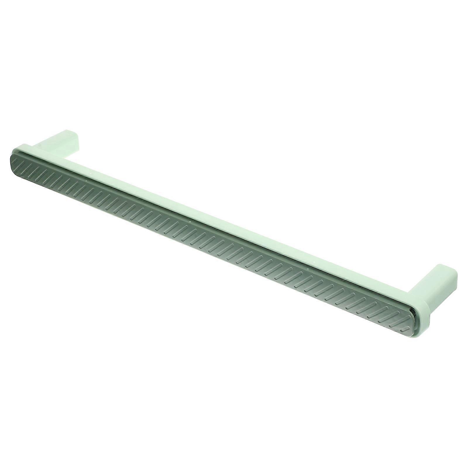 Shoe Wall Organizer Wall Mounted Slippers Rack Gap Storage Prevent Falling 45.7X5.2cm Green 1Set