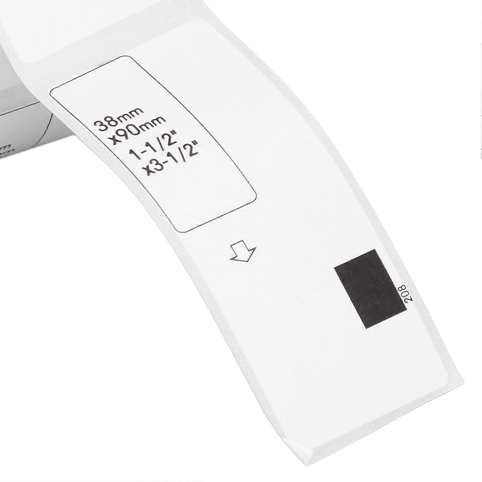 Thermal Labels Heat Sensitive Material 38x90mm Reusable Detachable DK Paper Core Support Label Roll for QL Series