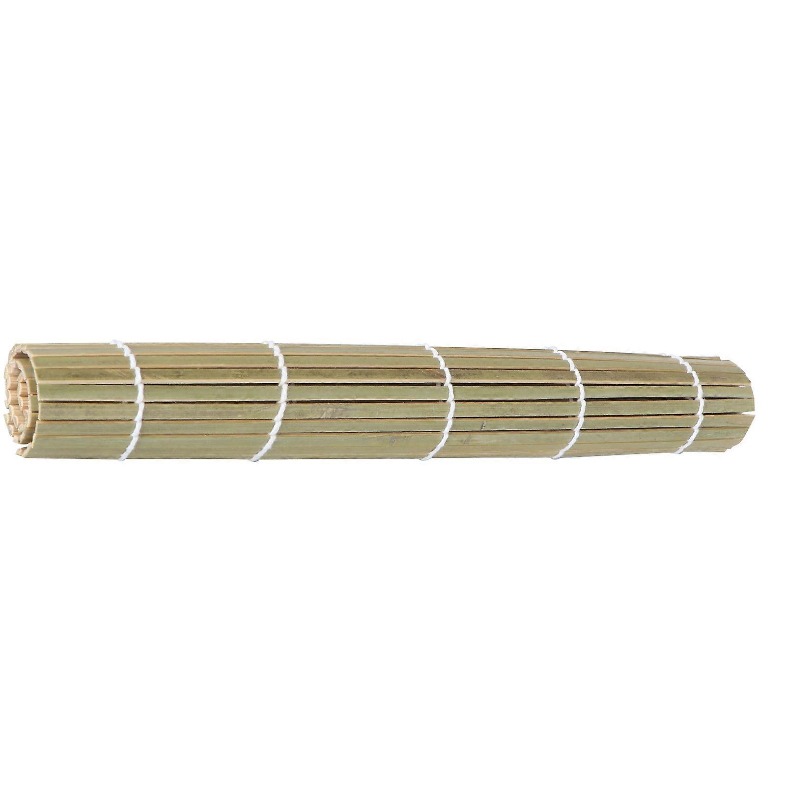 Japanese Sushi Rolling Mat Sushi Maker Tool Sushi Rolling Mat Sushi Making Gadget Cotton Strings 24x24cm 1Pc