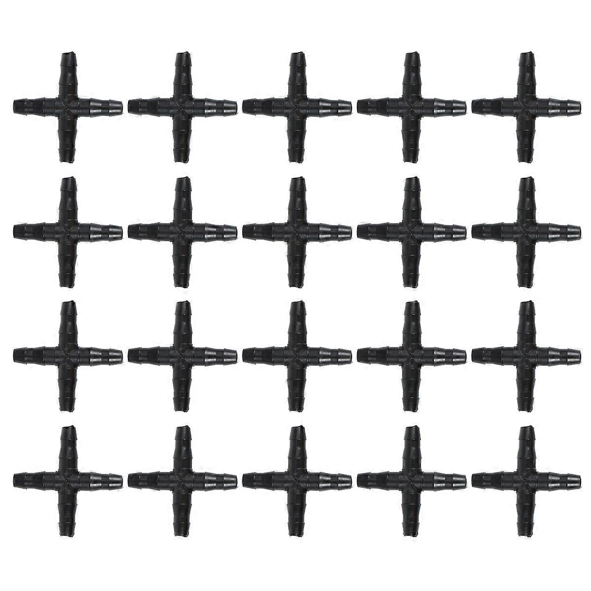 Pipe Connectors Connector For Industrial Ventilation Black 50Pcs