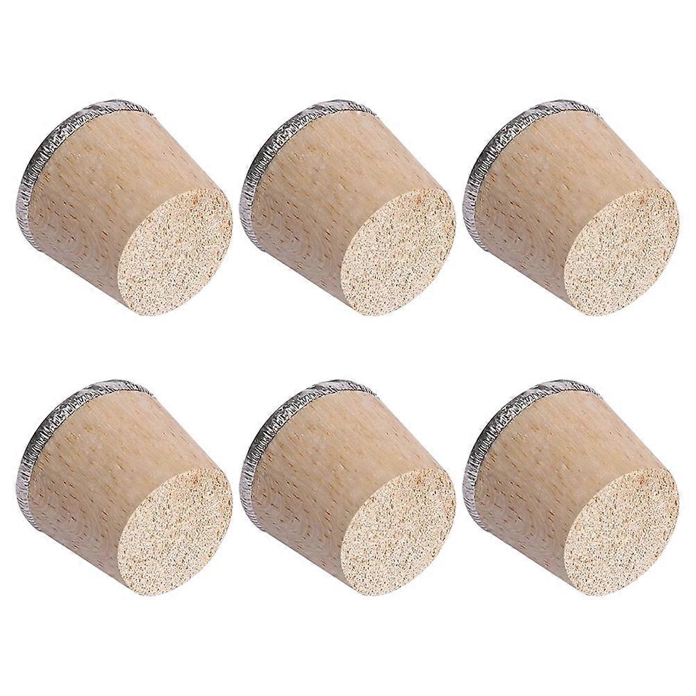Kettle Stopper Wood Cork Stoppers General Users Sealing 6Pcs