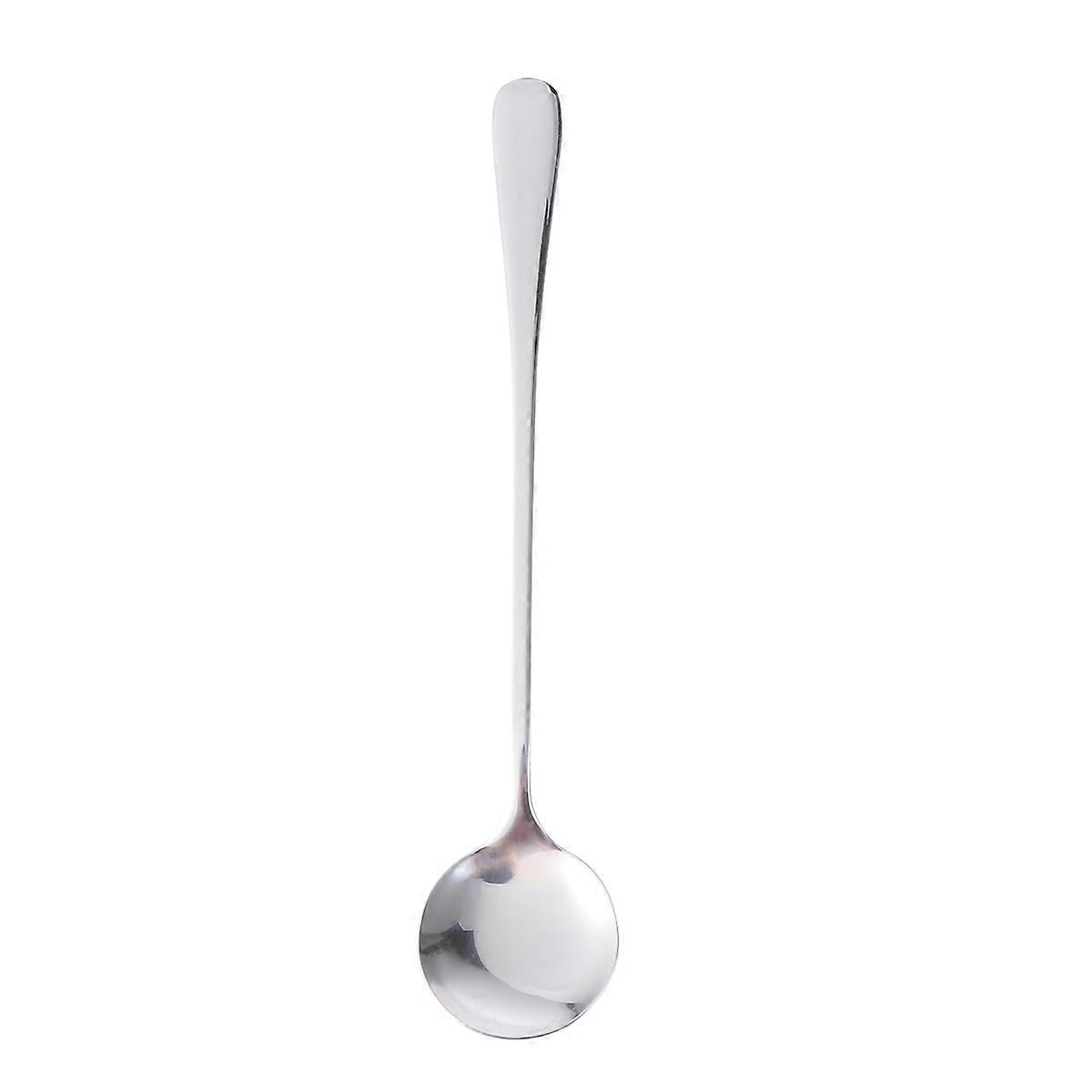 Here's a refined and engaging product description based on your input:
**6pcs Long Handle Coffee Spoon Stainless Steel Iced Tea & Cocktail Spoons
