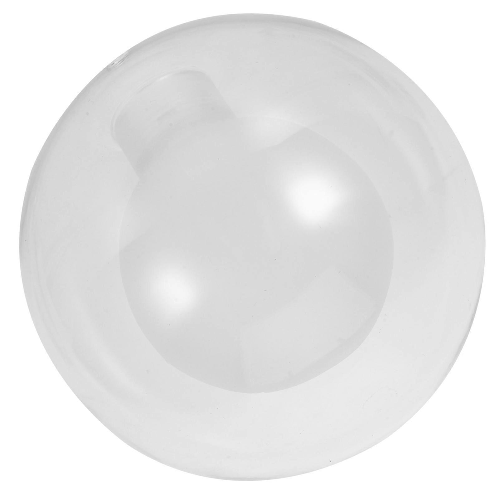 Glass Light Shade Ceiling Transparent Globe Lampshade For Bedroom Easy Installation 1Set