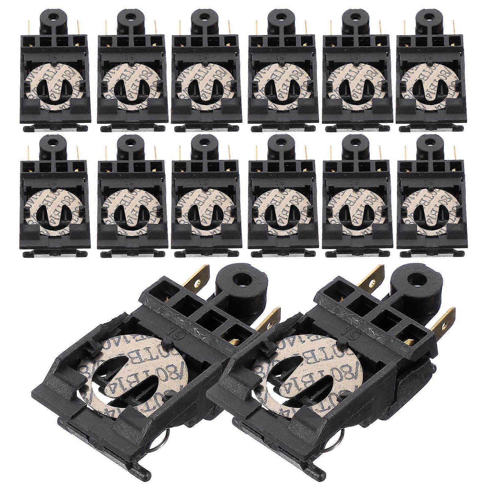 Thermostat Thermal Control Switch Automatic For Heat Devices Coffee Machine 12Pcs